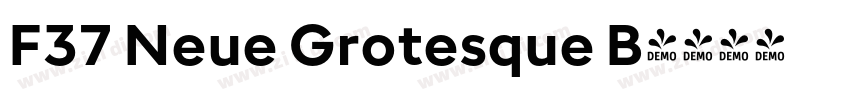 F37 Neue Grotesque B字体转换